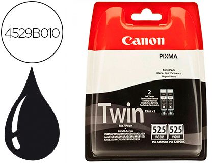 INK-JET CANON PGI 525 PIXMA IP4950 / IX6550 / MG5350 / MG6150 / MG8150 / MX715 / MX885 / MX892 NEGRO 341