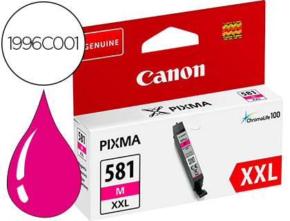 INK-JET CANON 581 XXL TS9550 / TS705 MAGENTA 830 PAGINAS