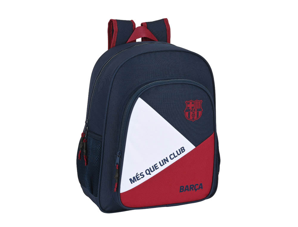 CARTERA ESCOLAR SAFTA MOCHILA JUNIOR ADAPTABLE A CARRO 320X120X380 MM F.C. BARCELONA CORPORATIVA