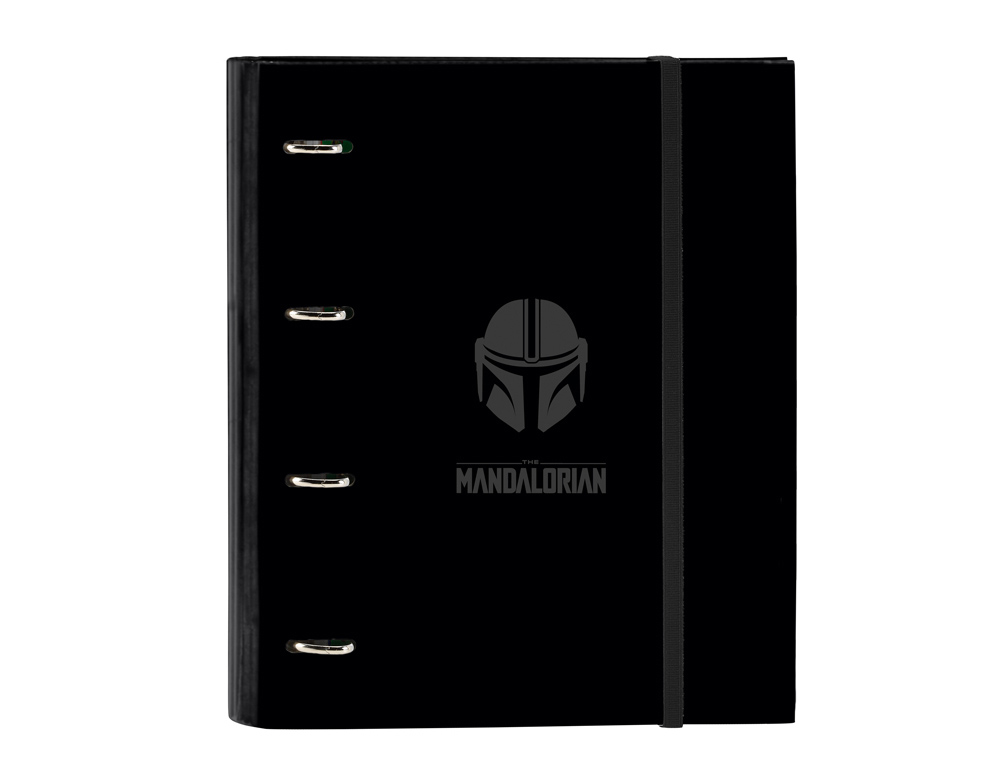 CARPETA CON RECAMBIO SAFTA DIN A4 TAPA FORRADA 100 H 60 GR CUADRO 5 MM THE MANDALORIAN TEEN 270X35X320