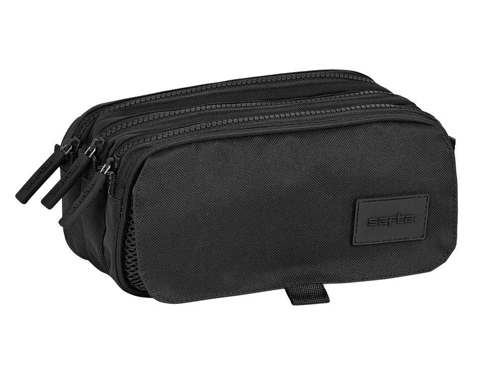 BOLSO ESCOLAR PORTATODO SAFTA TRIPLE BIG SAFTA BASICS 100X215X80 MM