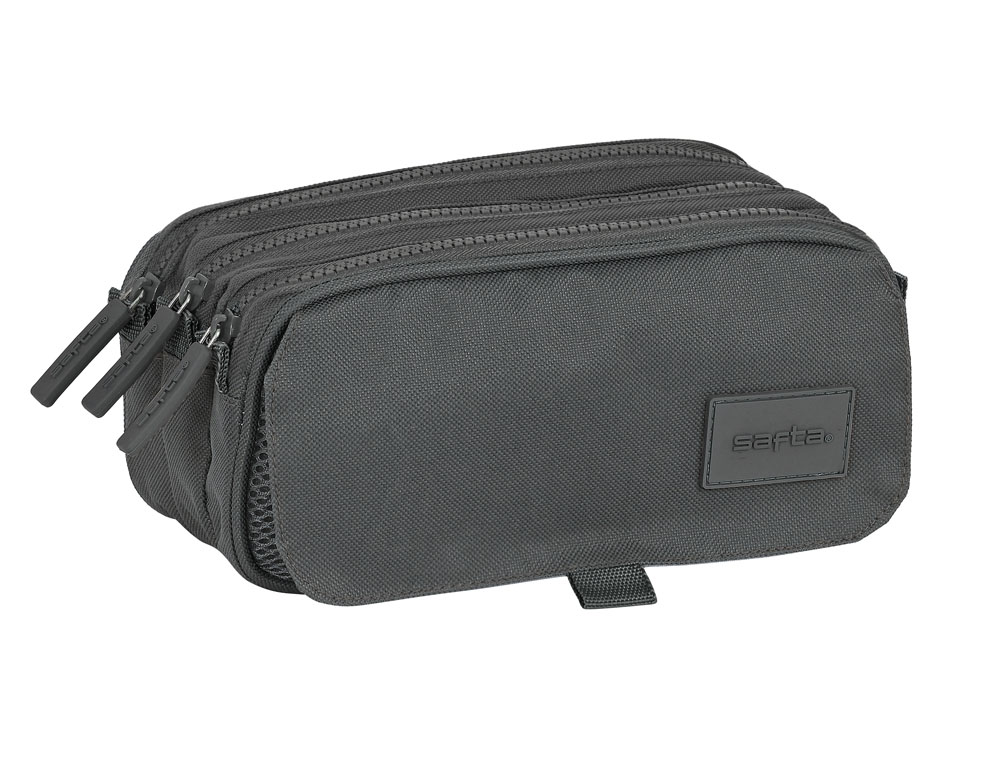 BOLSO ESCOLAR PORTATODO SAFTA TRIPLE BIG SAFTA BASICS 100X215X80 MM