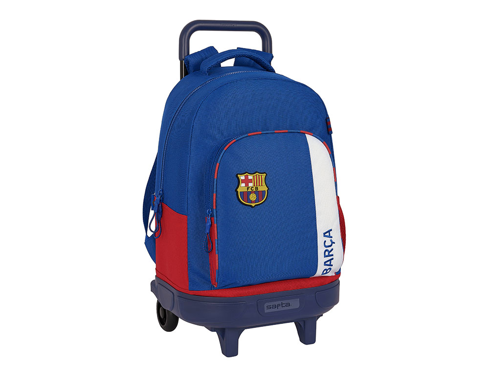 MOCHILA SAFTA GRANDE CON RUEDAS COMPACT EXTRAIBLES F.C. BARCELONA 2 EQUIPACION 23/24 220X330X450 MM