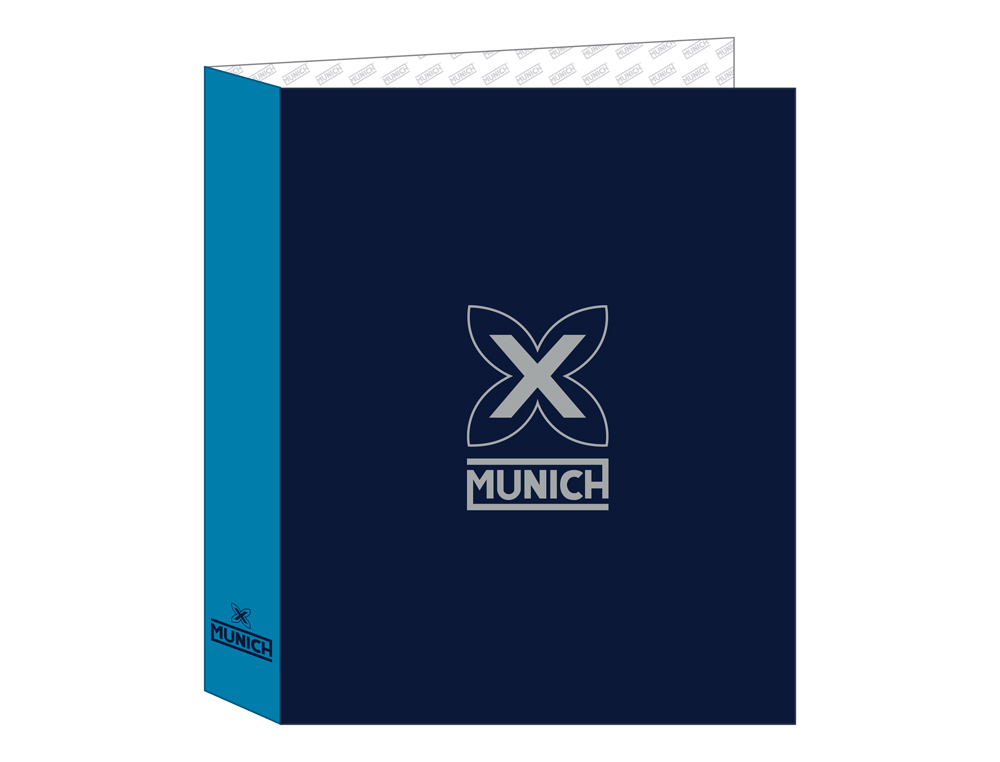 CARPETA SAFTA CARTON FOLIO 4 ANILLAS LOMO ANCHO MUNICH NAUTIC 60X270X300 MM