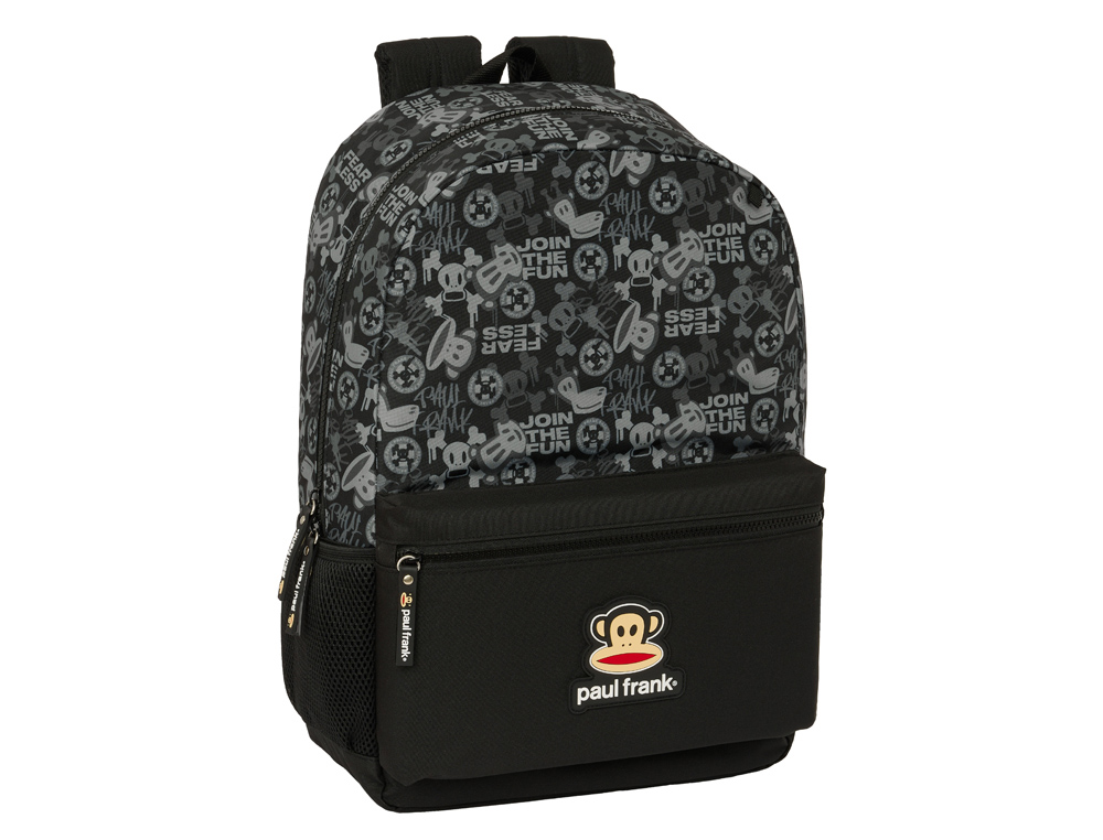 MOCHILA SAFTA ADAPTABLE A CARRO PAUL FRANK 140X330X460 MM