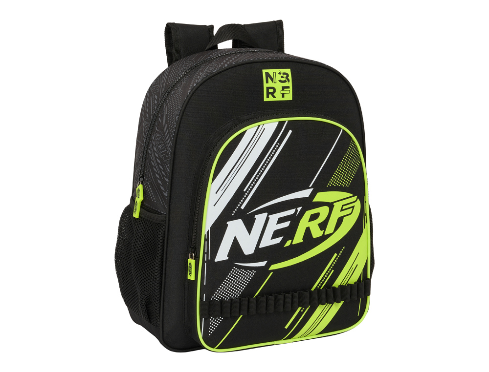 MOCHILA SAFTA JUNIOR ADAPTABLE A CARRO NERF GET READY 120X320X380 MM