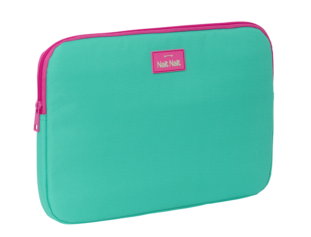 FUNDA PARA PORTATIL 14'' SAFTA NAIT NAIT VERDE MINT 250X340X20 MM
