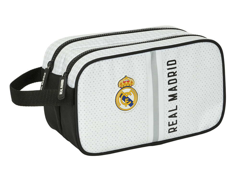 NECESER SAFTA 2 DEPARTAMENTOS ADAPTABLE A CARRO REAL MADRID 1 EQUIPACION 24/25 150X260X125 MM