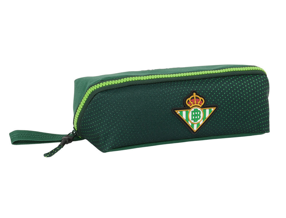 BOLSO ESCOLAR PORTATODO SAFTA CUADRADO GRANDE RESISTENTE AGUA REAL BETIS BALOMPIE 100X200X100 MM