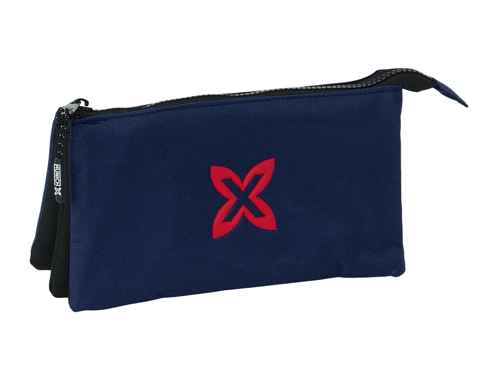 BOLSO ESCOLAR PORTATODO SAFTA TRIPLE MUNICH BASICS BOY 120X220X30 MM