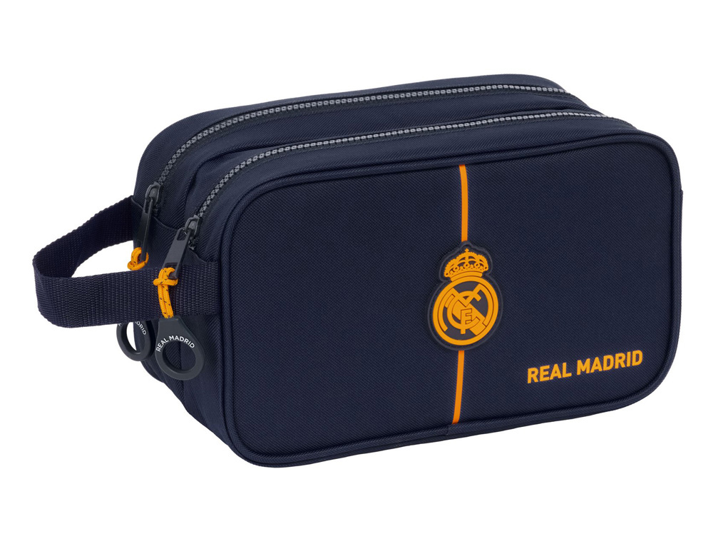 NECESER SAFTA 2 DEPARTAMENTOS ADAPTABLE A CARRO REAL MADRID 2 EQUIPACION 24/25 125X260X150 MM