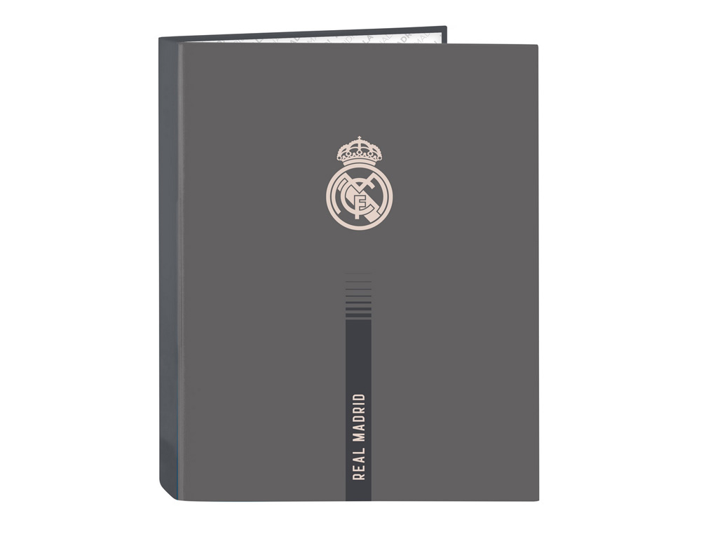 CARPETA CARTON FOLIO 4 ANILLAS MIXTAS SAFTA REAL MADRID 3 EQUIPACION 24/25