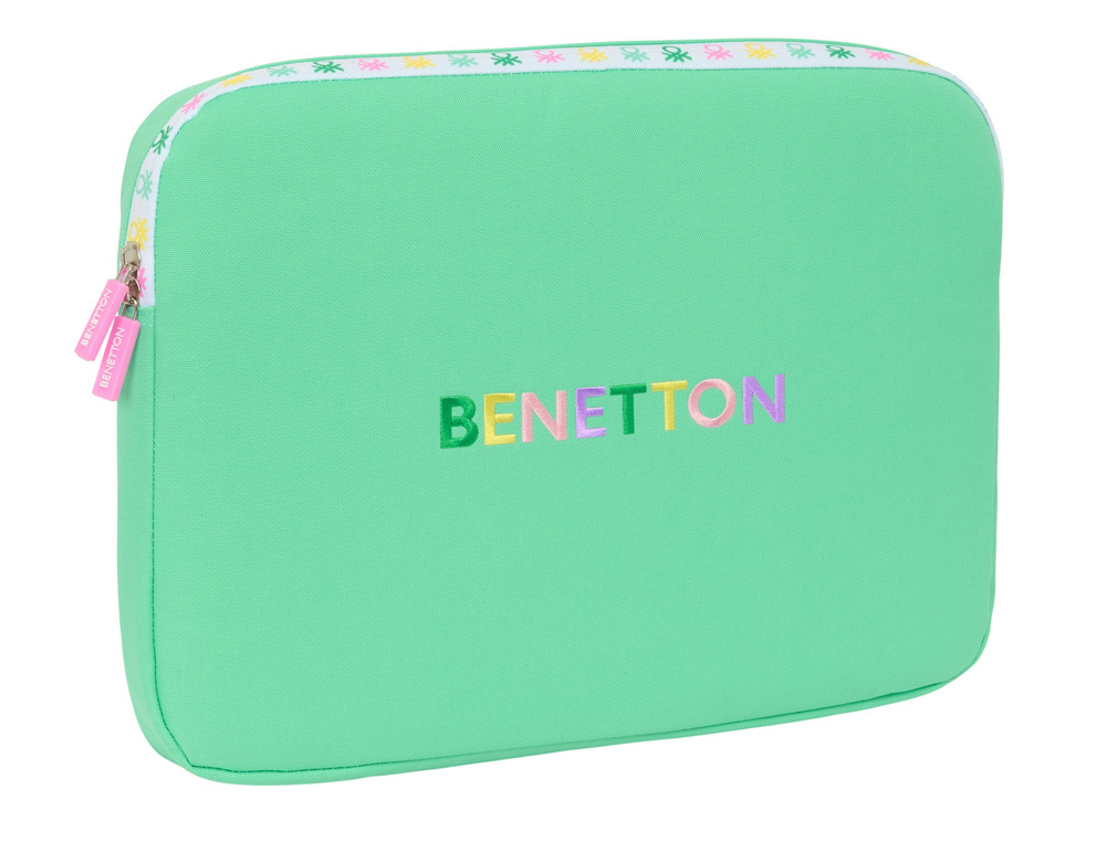 FUNDA PARA PORTATIL 15,6'' SAFTA BENETTON MINT 275X395X35 MM