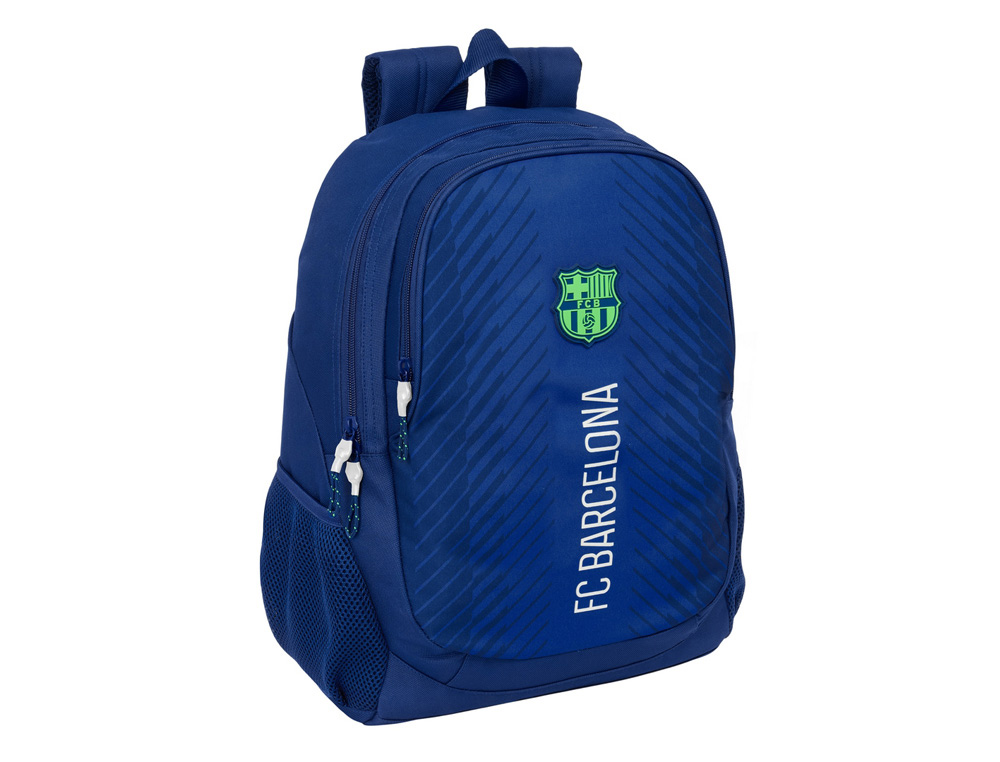 MOCHILA SAFTA ADAPTABLE A CARRO F.C. BARCELONA NAVY BLUE 440X320X160 MM