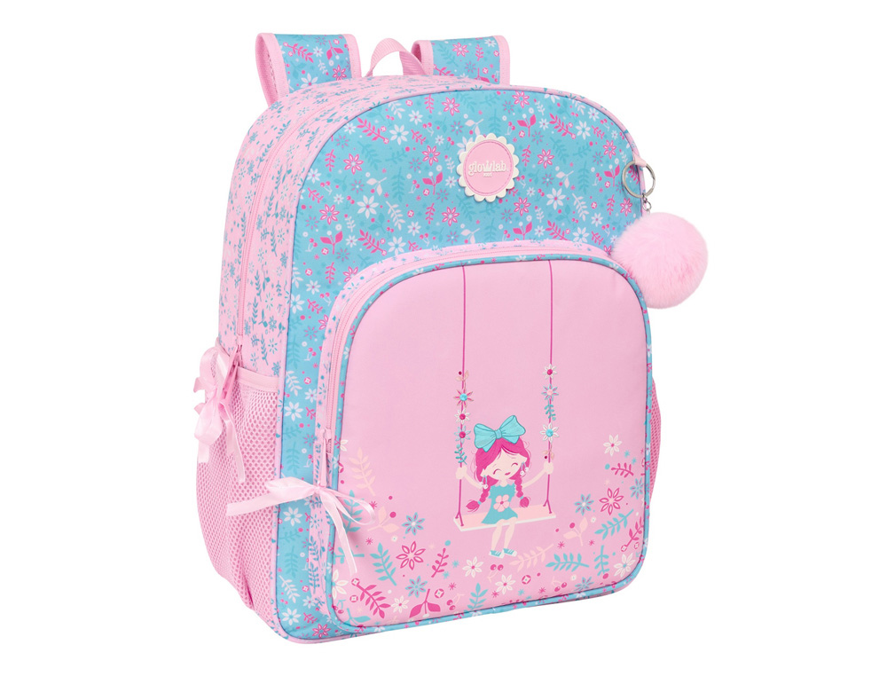 MOCHILA SAFTA ADAPTABLE A CARRO GLOWLAB KIDS SWING 420X330X140 MM