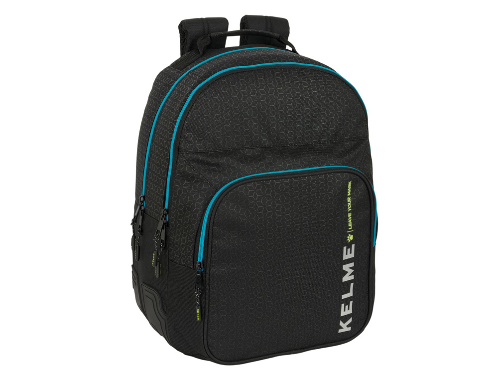 MOCHILA SAFTA DOBLE CON CANTONERAS ADAPTABLE A CARRO KELME IRON 420X320X150 MM