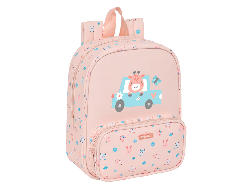 MOCHILA SAFTA GUARDERIA CON BOLSILLO PREESCOLAR 270X220X100 MM
