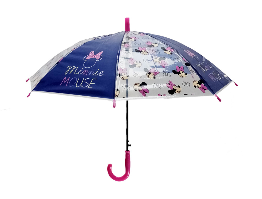 PARAGUAS SAFTA CUPULA 43 CM MINNIE MOUSE NALVE