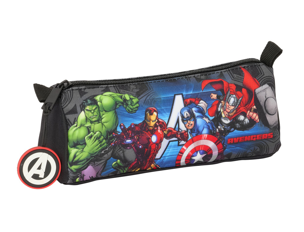 BOLSO ESCOLAR PORTATODO SAFTA AVENGERS VENDETTA 80X210X70 MM