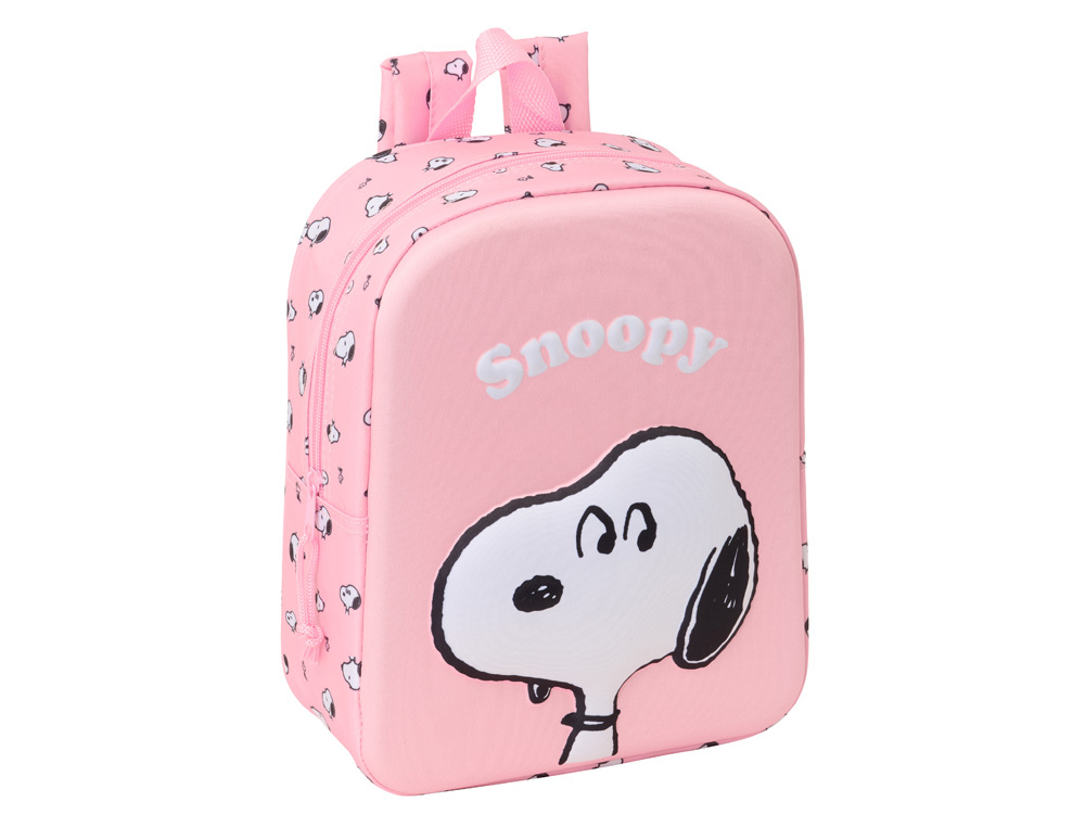 MOCHILA SAFTA GUARDERIA 3D SNOOPY 270X220X100 MM
