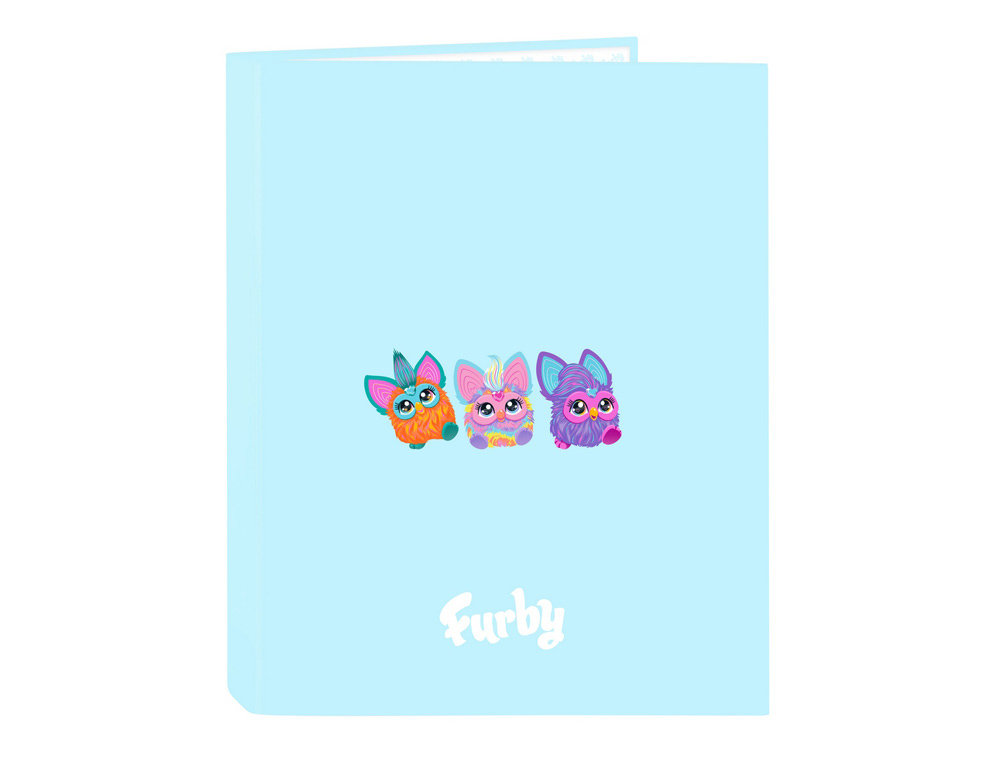 CARPETA SAFTA 4 ANILLAS MIXTAS FOLIO CARTON FURBY