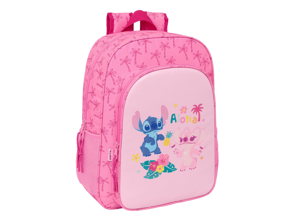 MOCHILA SAFTA ADAPTABLE A CARRO STITCH CHILL 420X330X140 MM