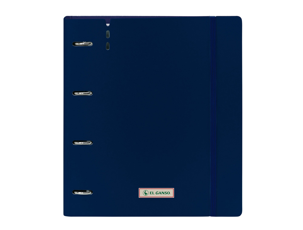 CARPETA SAFTA 4 ANILLAS DE 35MM A4 CON RECAMBIO 100H CUADRO 5MM POLIPROPILENO FOAM EL GANSO ECLIPSE