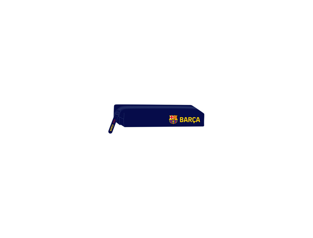BOLSO ESCOLAR PORTATODO SAFTA RECTANGULAR CON GOMA ELASTICA 22CM F.C. BARCELONA 1 EQUIPACION 25/26 40X220X70 MM