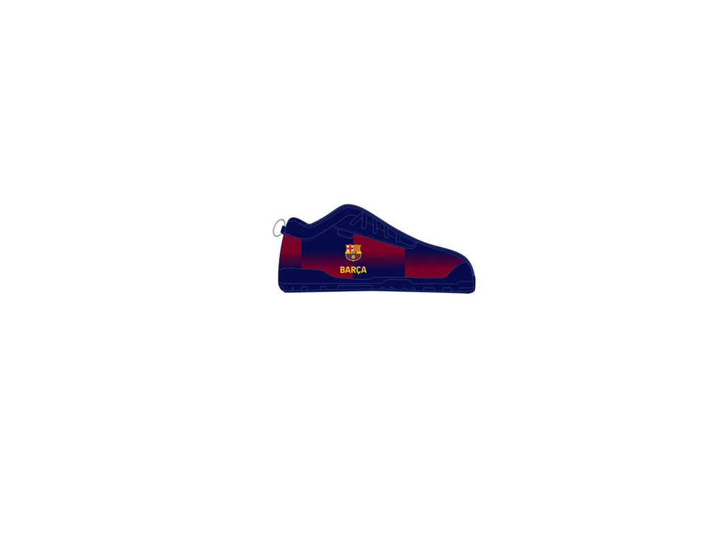 BOLSO ESCOLAR PORTATODO SAFTA ZAPATILLA F.C. BARCELONA 1 EQUIPACION 25/26 100X240X20 MM