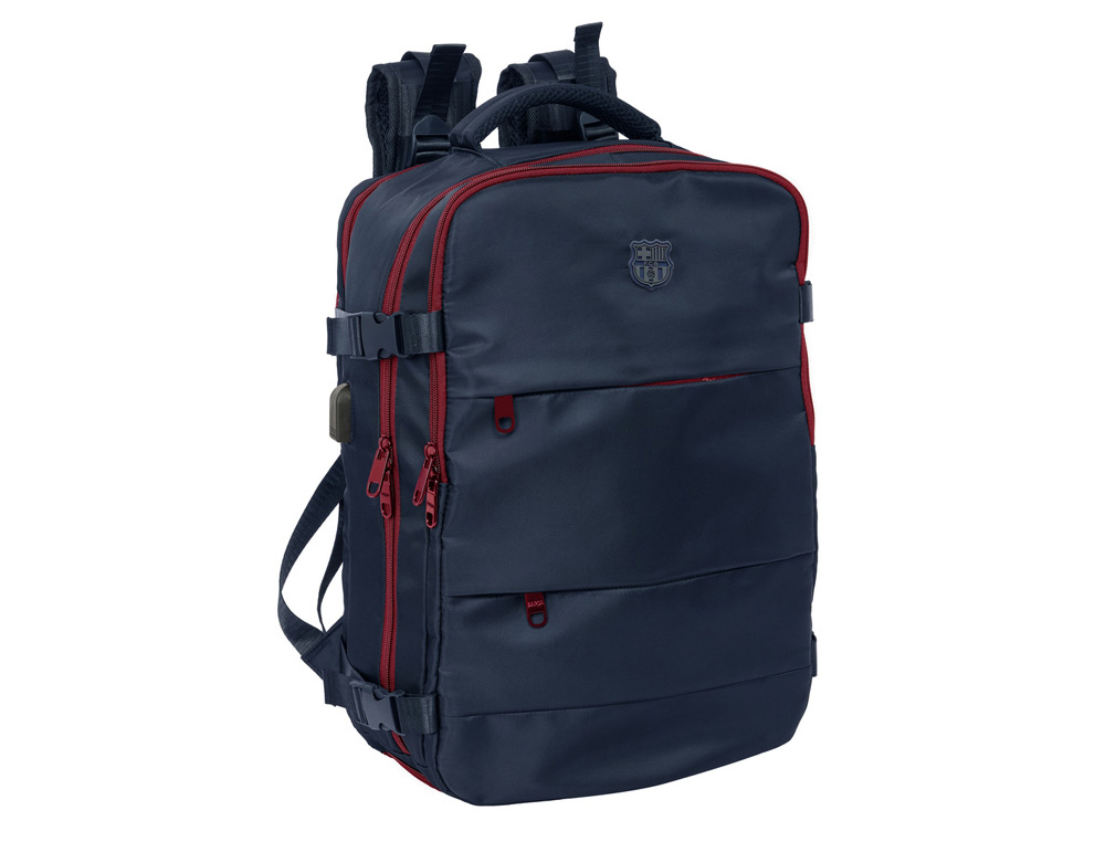 MOCHILA SAFTA VIAJE CABINA PORTATIL 15,6'' F.C. BARCELONA 1 EQUIPACION 25/26 440X290X190 MM
