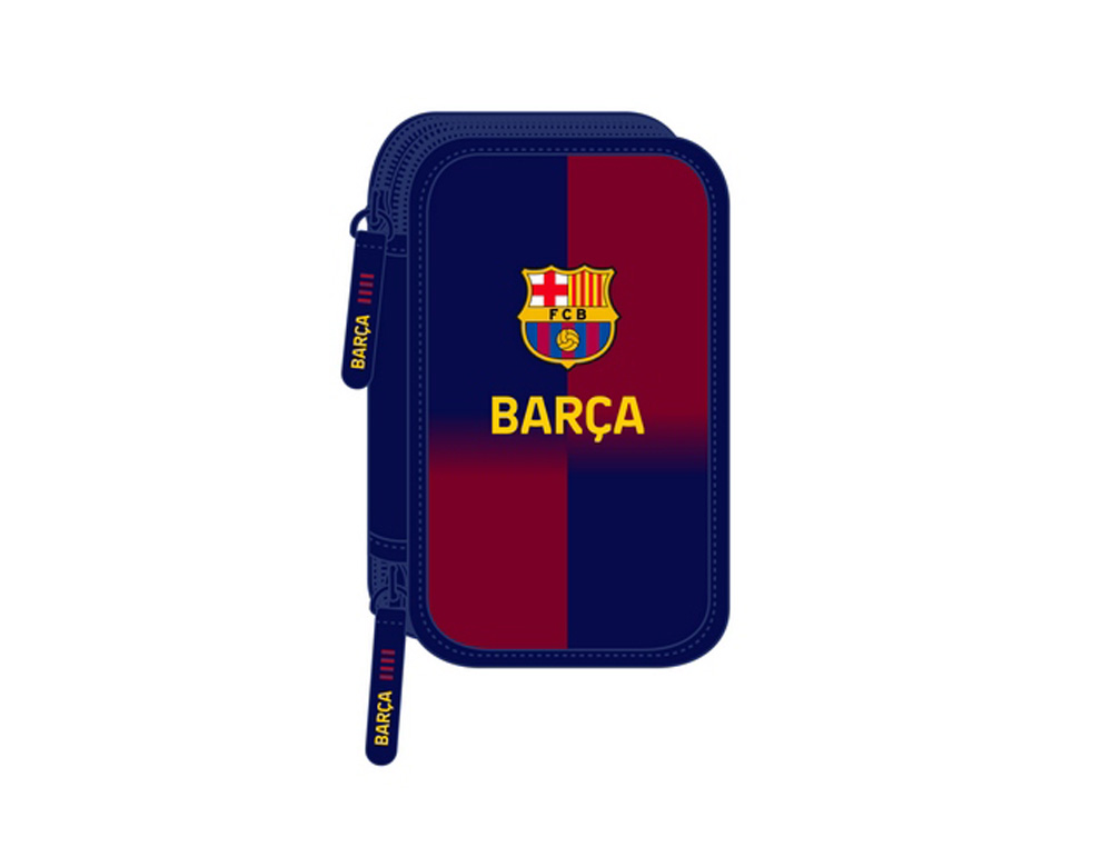 PLUMIER ESCOLAR SAFTA TRIPLE 37 PIEZAS F.C. BARCELONA 1 EQUIPACION 25/26 195X125X55 MM