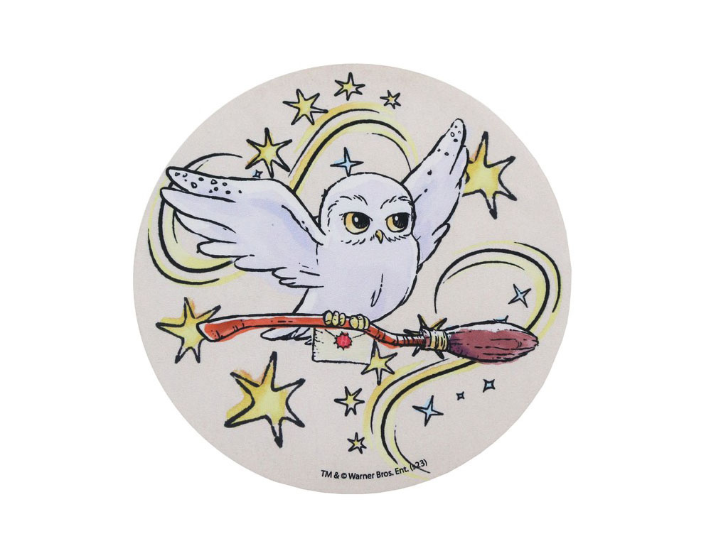 ALFOMBRILLA DE RATON HARRY POTTER REDONDA HEDWIG 200 MM