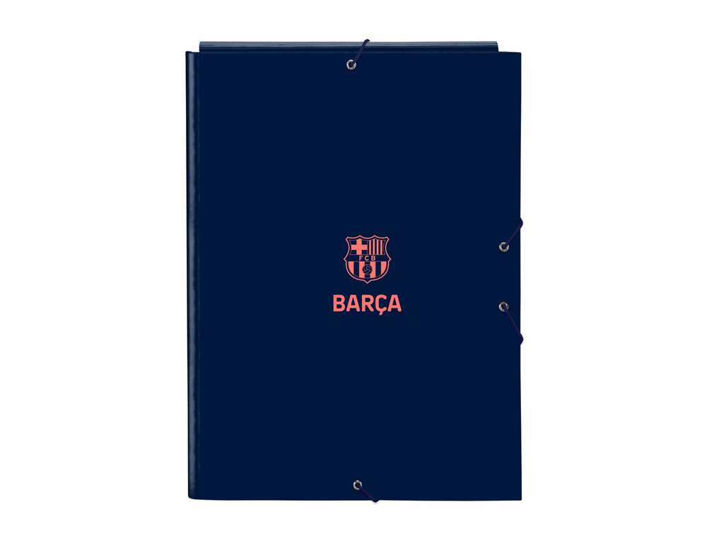 CARPETA CARTON FOLIO GOMAS SOLAPAS SAFTA F.C. BARCELONA 2 EQUIPACION 25/26