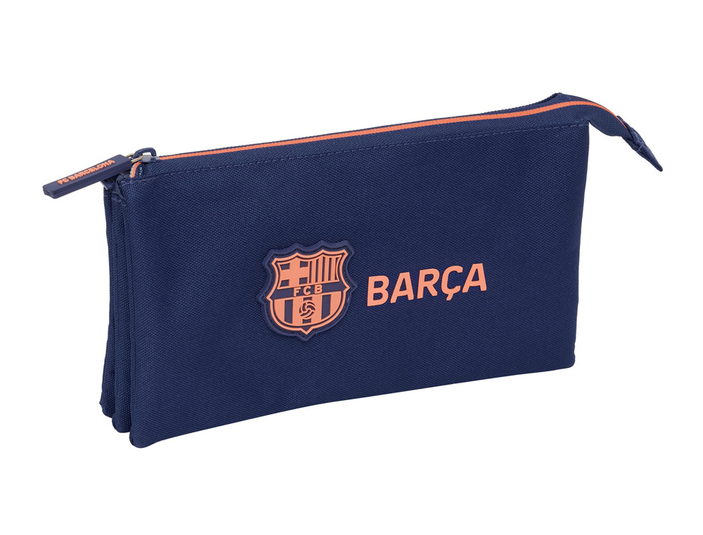 BOLSO ESCOLAR PORTATODO SAFTA TRIPLE F.C. BARCELONA 2 EQUIPACION 25/26 120X220X30 MM