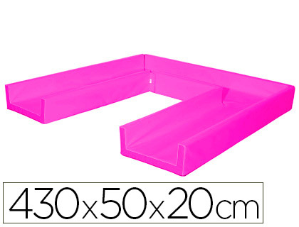 CIRCUITO MODULAR DE GATEO SUMO DIDACTIC 430X50X20 CM FUCSIA