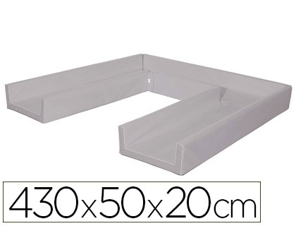 CIRCUITO MODULAR DE GATEO SUMO DIDACTIC 430X50X20 CM GRIS