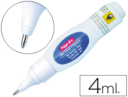 CORRECTOR TIPP-EX LAPIZ SHAKE'N SQUEEZE MINI CON PUNTA METALICA 4 ML