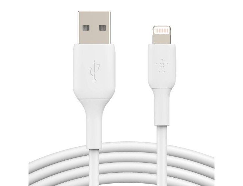 CABLE ORDENADOR BELKIN PVC A-LTG 3M BLANCO
