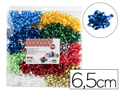 LAZOS LIDERPAPEL FANTASIA MAXI METALIZADOS COLORES SURTIDOS