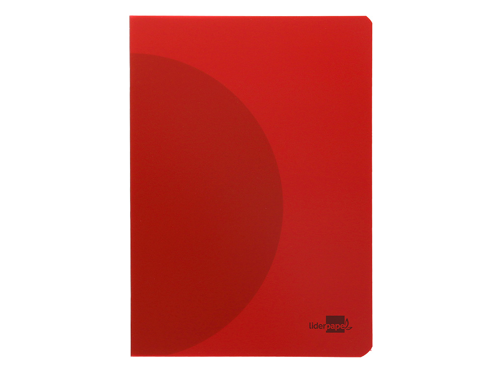 LIBRETA LIDERPAPEL 360 TAPA DE PLASTICO A4 48 HOJAS 90GR RAYADO N46 COLORES SURTIDOS