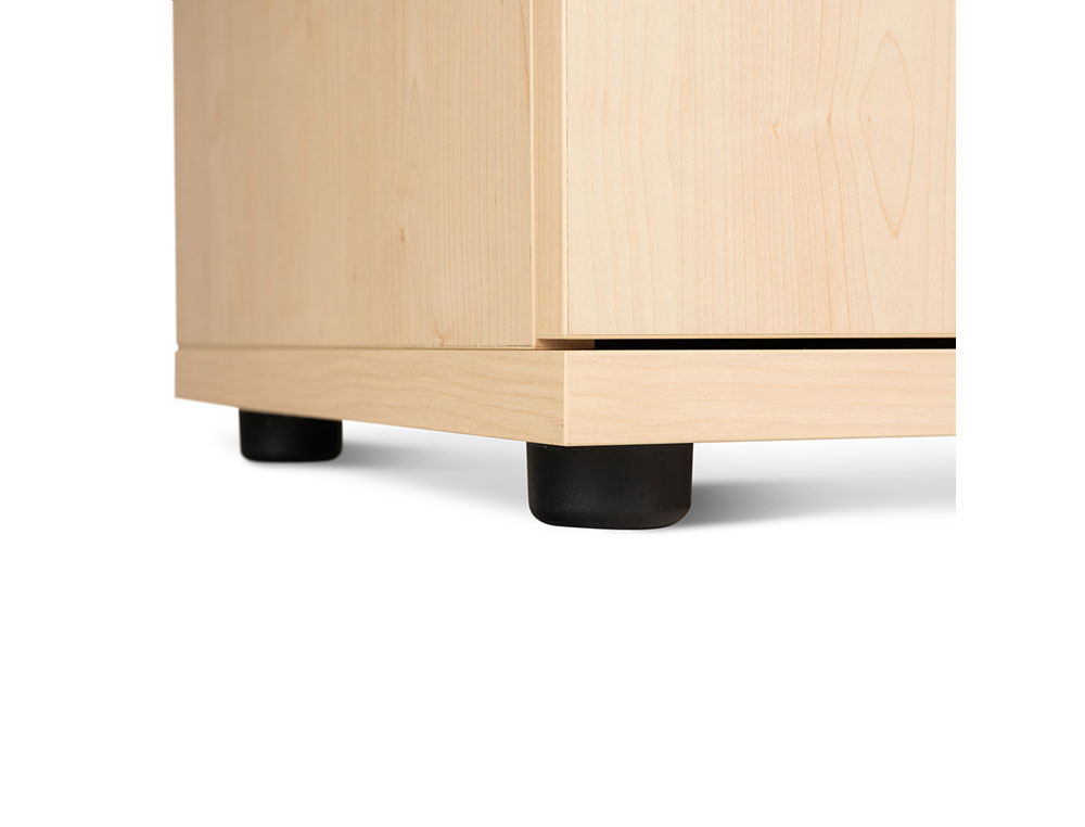 ARMARIO ROCADA CON UN ESTANTES SERIE STORE 78X90X45 CM ACABADO BLANCO/BLANCO