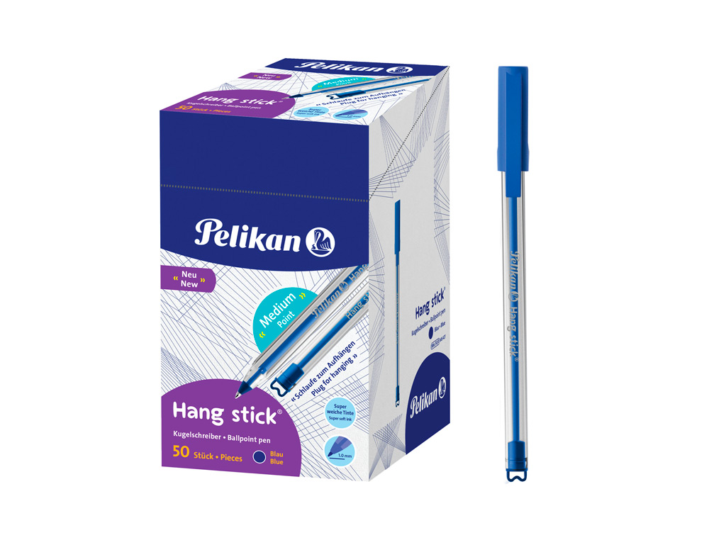 BOLIGRAFO PELIKAN HANG STICK AZUL