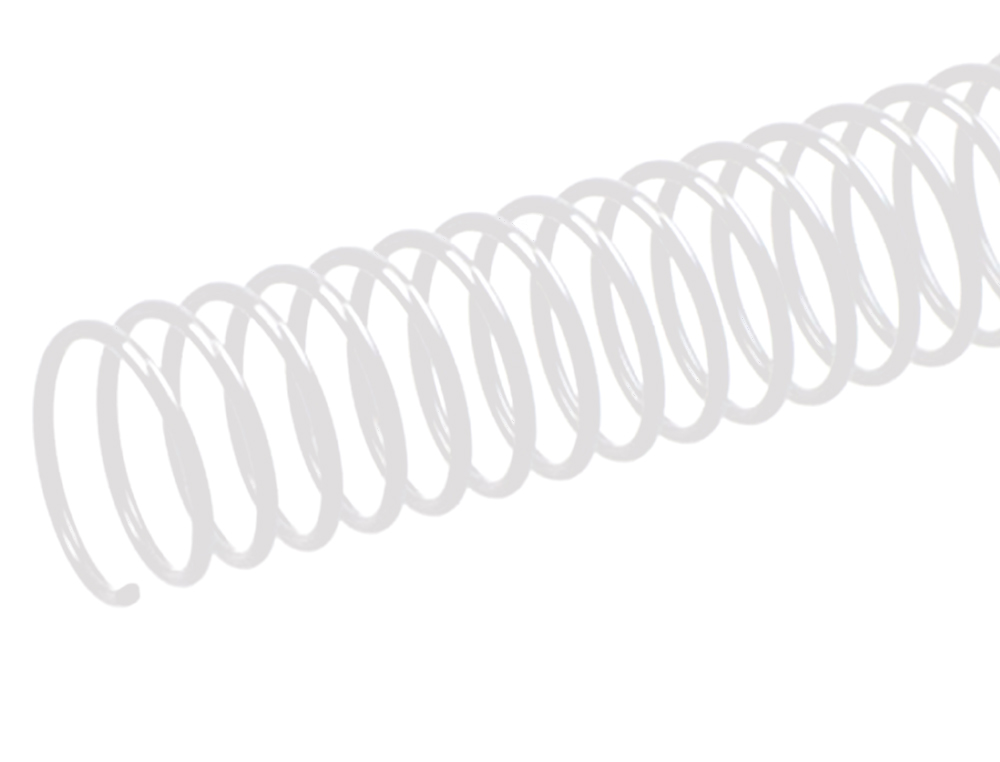 ESPIRAL METALICO Q-CONNECT BLANCO 64 5:1 8 MM 1MM CAJA DE 200 UNIDADES