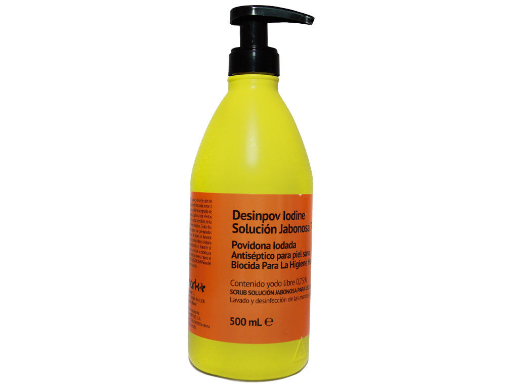 SOLUCION ANTISEPTICA CLORHEXIDINA DESINCLOR JABON 0,8% BOTE DE 500 ML