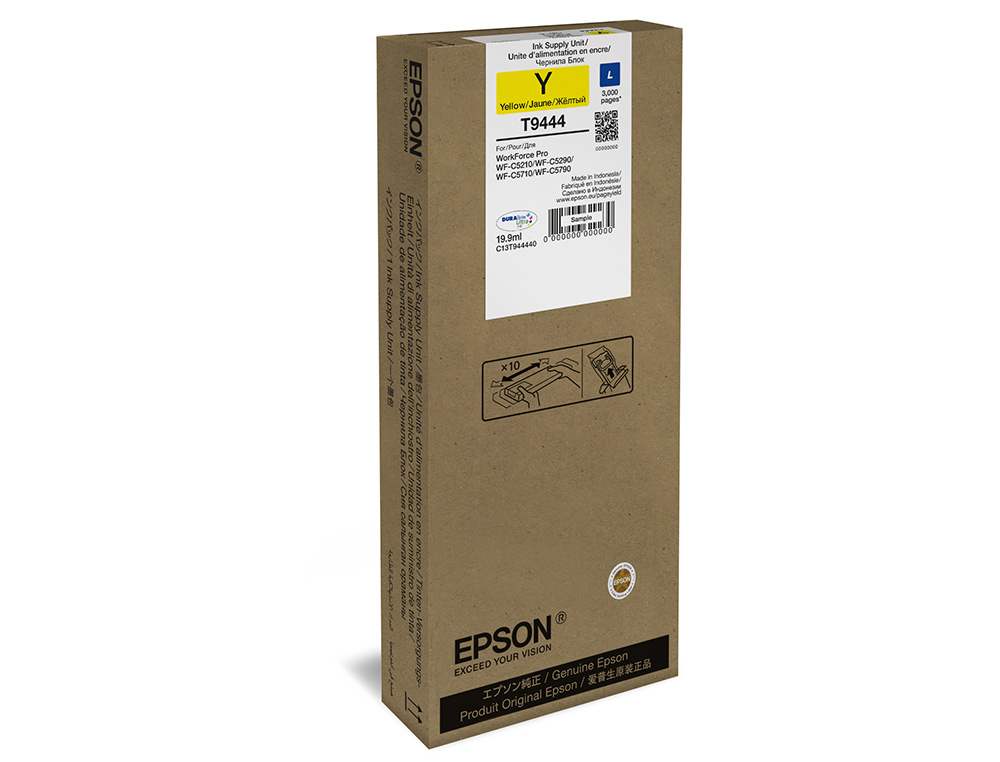 INK-JET EPSON WF-C5XXX SERIES INK L AMARILLO 3000
