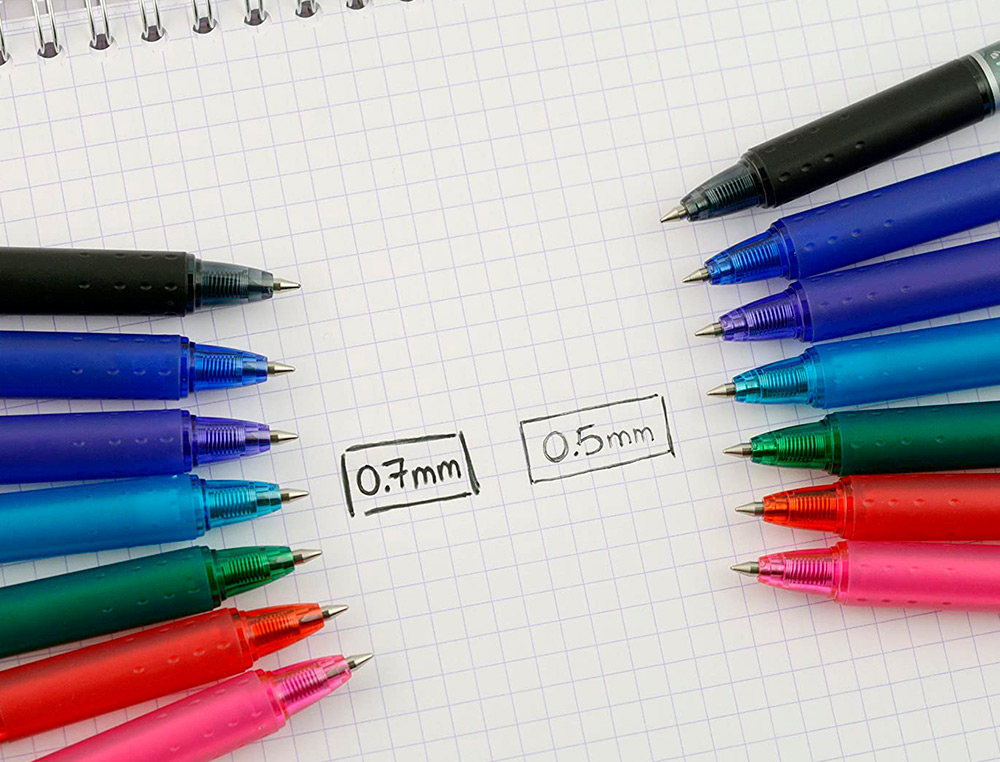 BOLIGRAFO PILOT FRIXION CLICKER BORRABLE 0,7 MM PUNTA MEDIA ROJO EN BLISTER