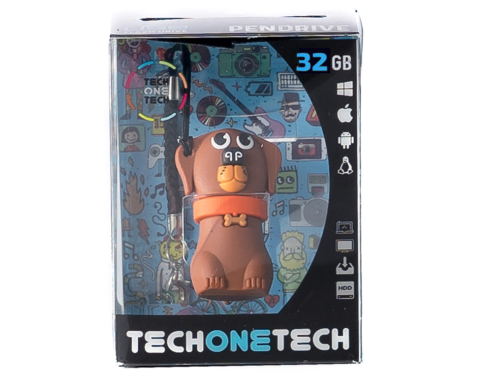 MEMORIA USB TECH ON TECH DUBBY DU EL PERRO 32 GB