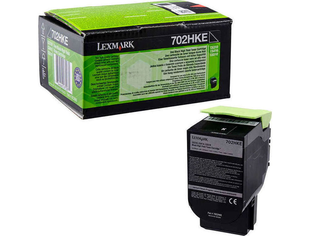 TONER LASER LEXMARK 702HKE NEGRO 4000 PAGINAS