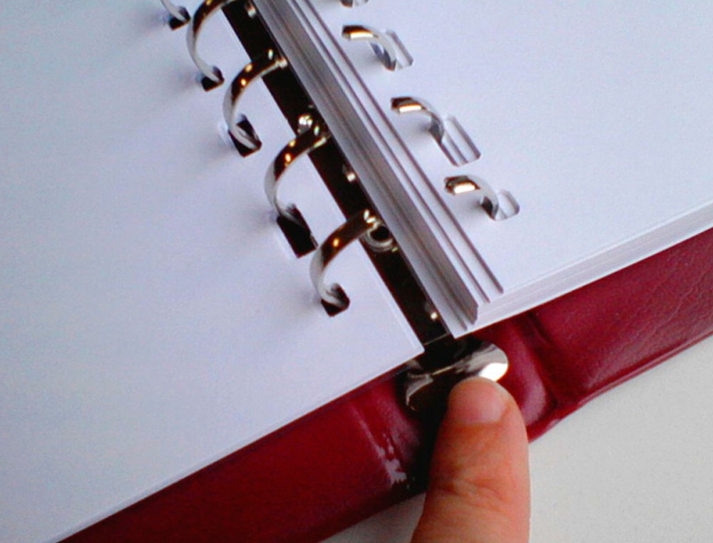 LIBRO LIDERPAPEL DIN A4 ACTAS 30 ANILLAS CON 100 HOJAS MOVIBLES FOLIADAS