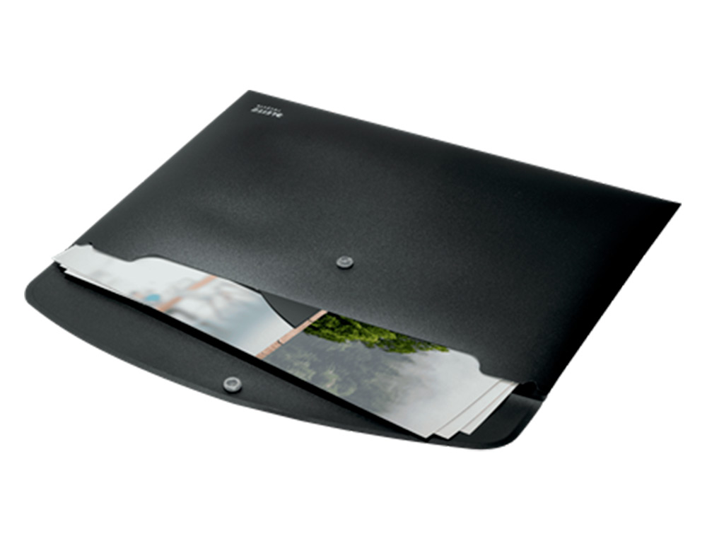 CARPETA LEITZ RECYCLE PORTADOCUMENTOS BROCHE DIN A4 POLIPROPILENO NEGRO